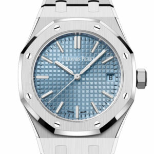 Audemars Piguet Royal Oak 37 Light blue dial Stainless steel Watch 15550ST.OO.1356ST.04