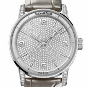 Audemars Piguet Code brilliant-cut diamonds Dial White Gold Watch 15210BC.ZZ.D128CR.01