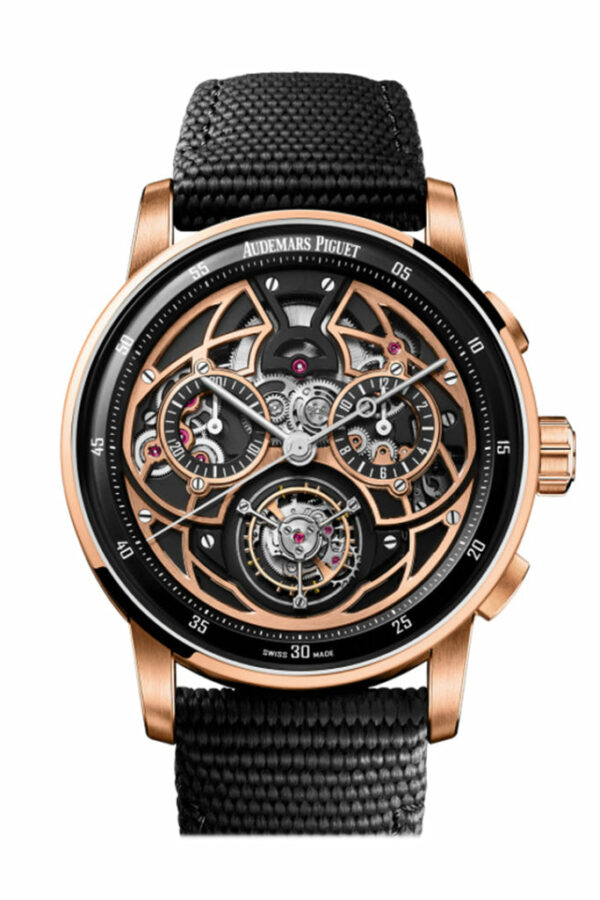 Audemars Piguet CODE 11.59 Flying Tourbillon Chronograph Black Ceramic Watch 26399NR.OO.D002KB.01