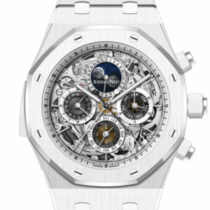 Audemars Piguet Royal Oak Sapphire Dial White external zone of counters White Ceramic Watch 26605CB.OO.1248CB.01