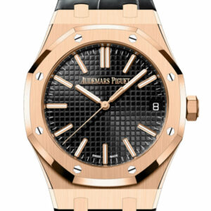 Audemars Piguet Royal Oak Black Dial pink gold Watch 15510OR.OO.D002CR.02