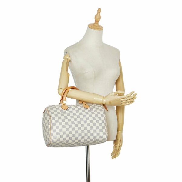 LV Speedy 30 Damier Azur Canvas - Image 5