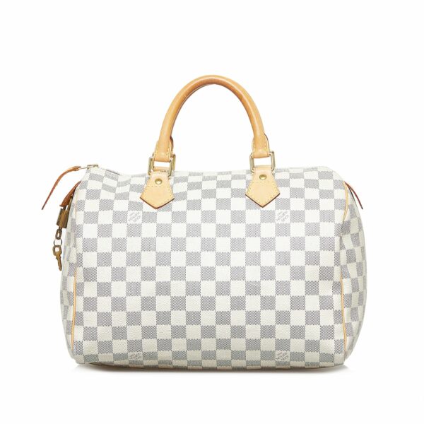 LV Speedy 30 Damier Azur Canvas - Image 3