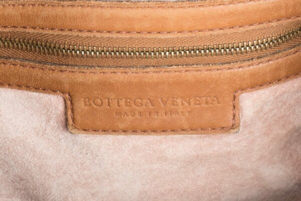 Bottega Veneta Brown Intrecciato Nappa Chain Hobo Bag - Image 6