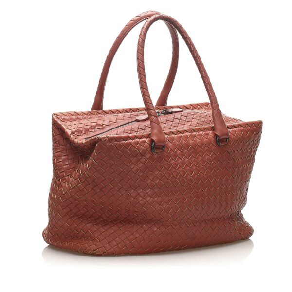 Bottega Veneta Intrecciato Leather Tote (SHG-12350) - Image 2