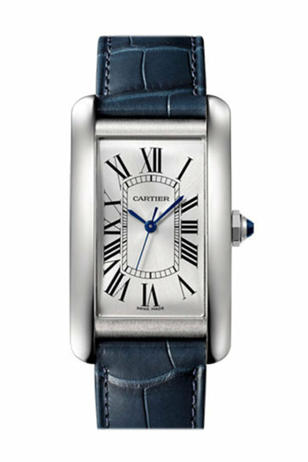 Cartier Tank Americaine Automatic Silver Dial Men's Watch WSTA0018