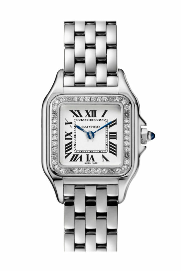 Cartier Panther Diamond Bezel Silver Dial W4PN0007 - Image 2