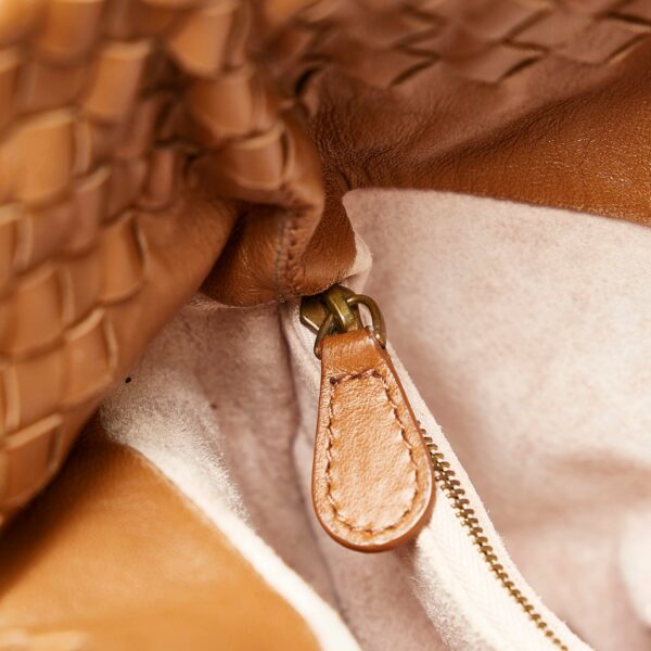 Brown Bottega Veneta Intrecciato Flower Tote - Image 10