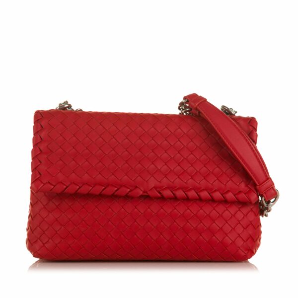 Bottega Veneta Olimpia Red Intrecciato - Image 2