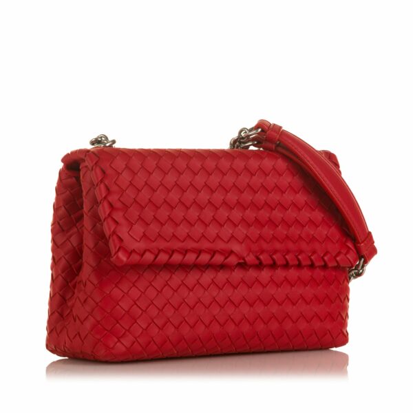 Bottega Veneta Olimpia Red Intrecciato - Image 3