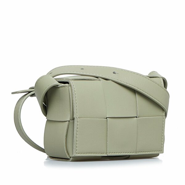 Bottega Veneta Cassette Mini Beige Intrecciato - Image 2