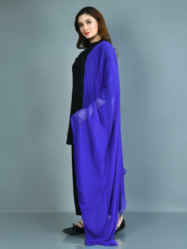 Chiffon Dupatta - Royal Blue - Image 3