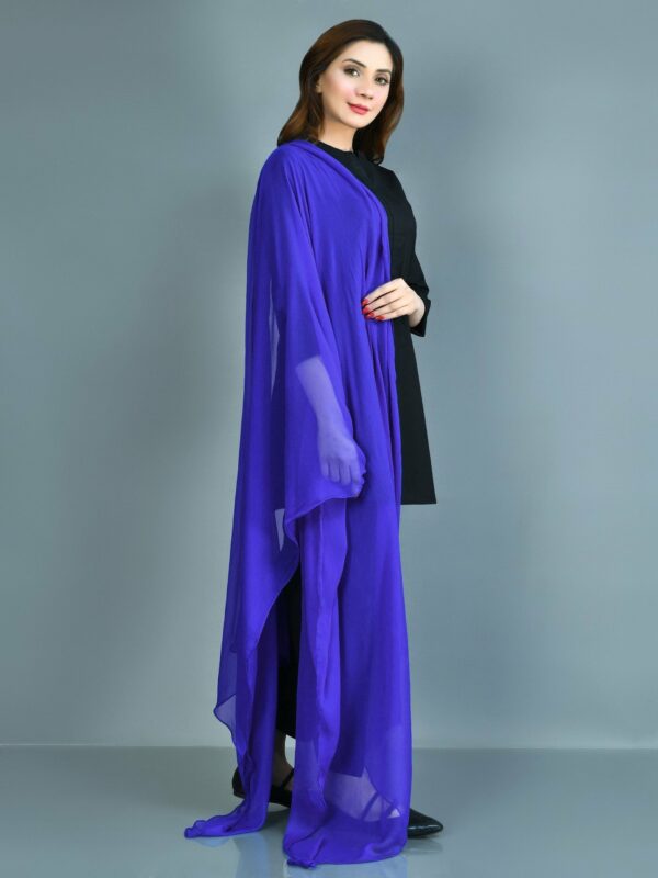 Chiffon Dupatta - Royal Blue - Image 5