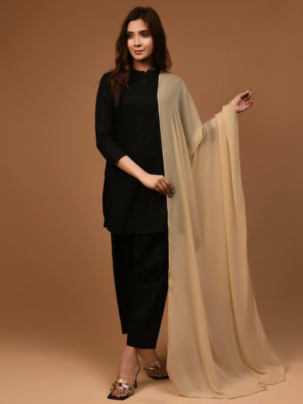 Chiffon Dupatta - Skin - Image 2