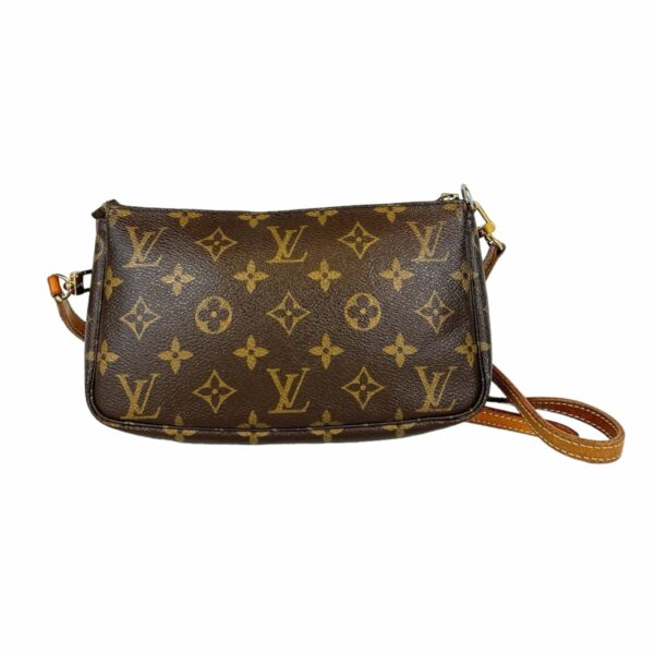 LV Pochette Accessories Monogram Canvas Long Strap - Image 10