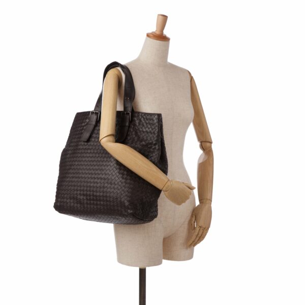 Brown Bottega Veneta Intrecciato Tote Bag - Image 11