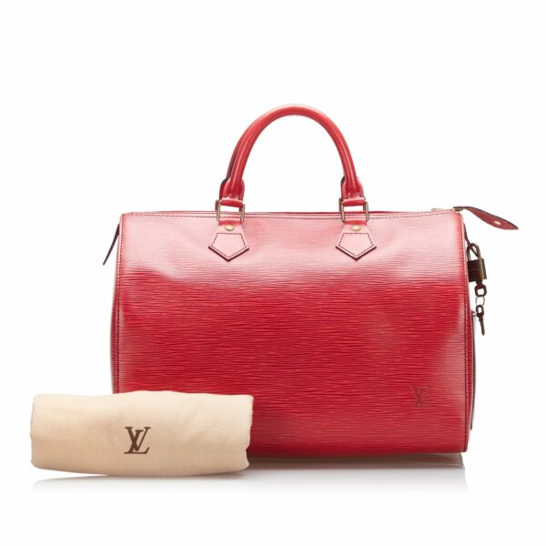 LV Speedy 30 Red Epi - Image 10