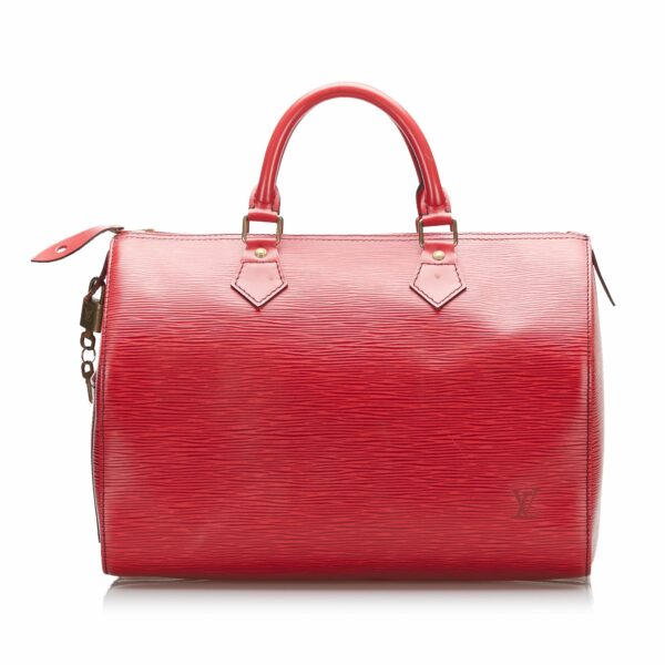 LV Speedy 30 Red Epi - Image 3