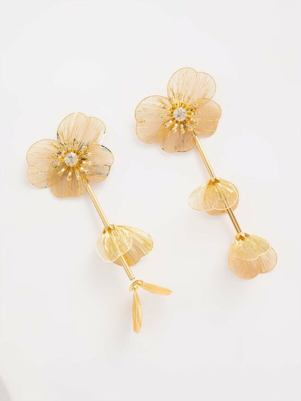 Dangle Flower Earrings