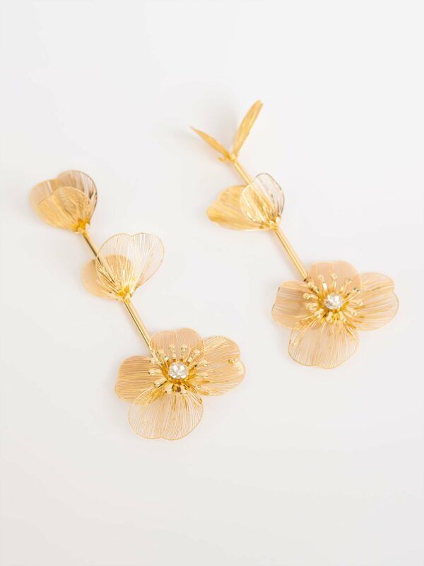 Dangle Flower Earrings - Image 2