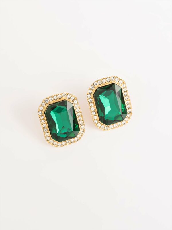 Embellished Square Studs