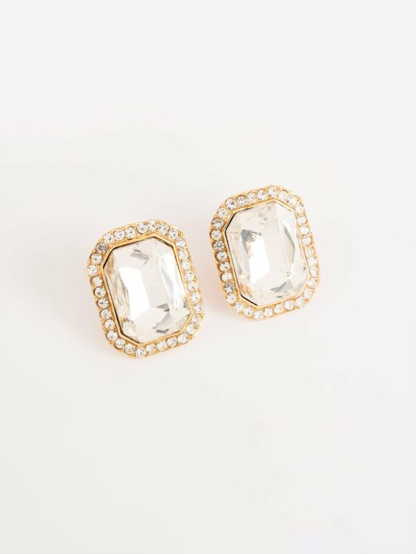 Embellished Square Studs