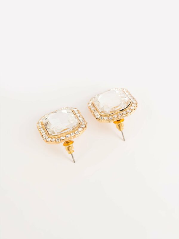 Embellished Square Studs - Image 2