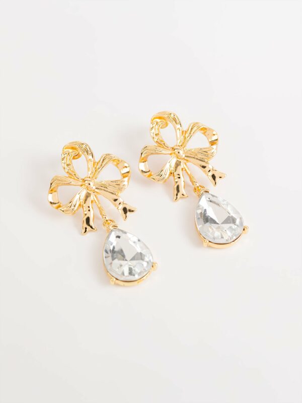 Dangle Rhinestone Earrings