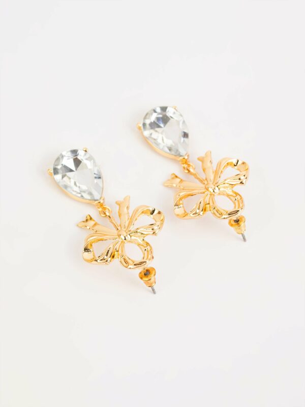 Dangle Rhinestone Earrings - Image 2