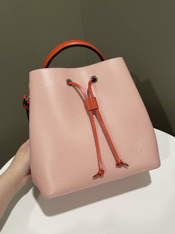 LV Neonoe MM Rose Ballerine / Orange Epi - Image 3