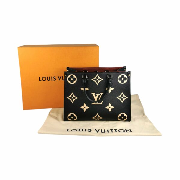 LV Onthego MM Bicolor Monogram Empreinte - Image 12