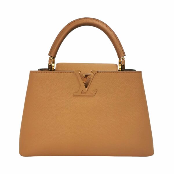 LV Capucines MM Arizona Beige Taurillon - Image 2