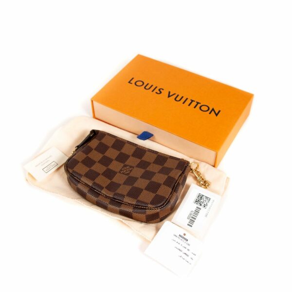 LV Damier Ebene Mini Pochette Accessoires - Image 8