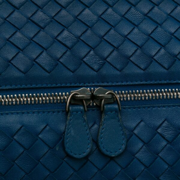 Blue Bottega Veneta Intrecciato Tote Bag - Image 12