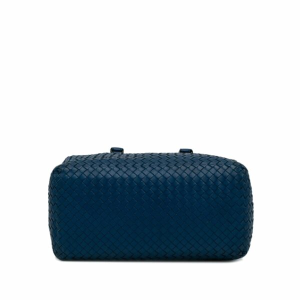 Blue Bottega Veneta Intrecciato Tote Bag - Image 4