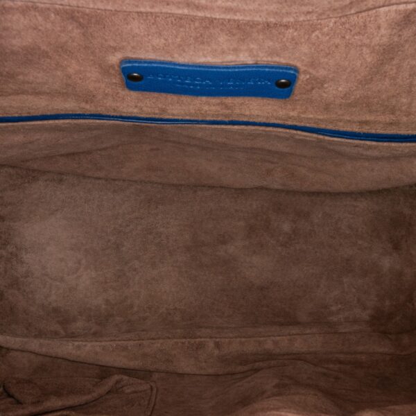 Blue Bottega Veneta Intrecciato Tote Bag - Image 5