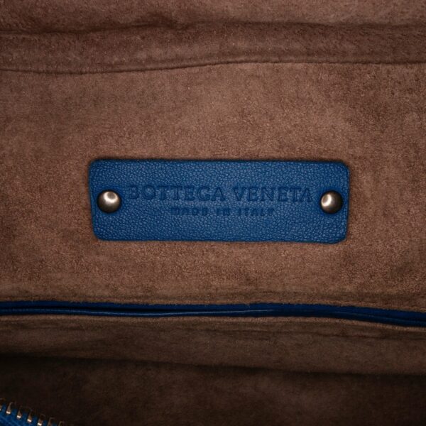 Blue Bottega Veneta Intrecciato Tote Bag - Image 6