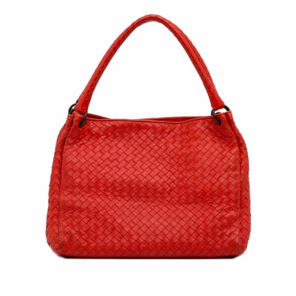 Red Bottega Veneta Intrecciato Parachute Tote - Image 10