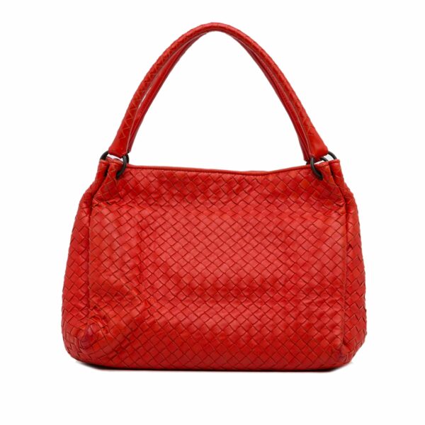 Red Bottega Veneta Intrecciato Parachute Tote - Image 2