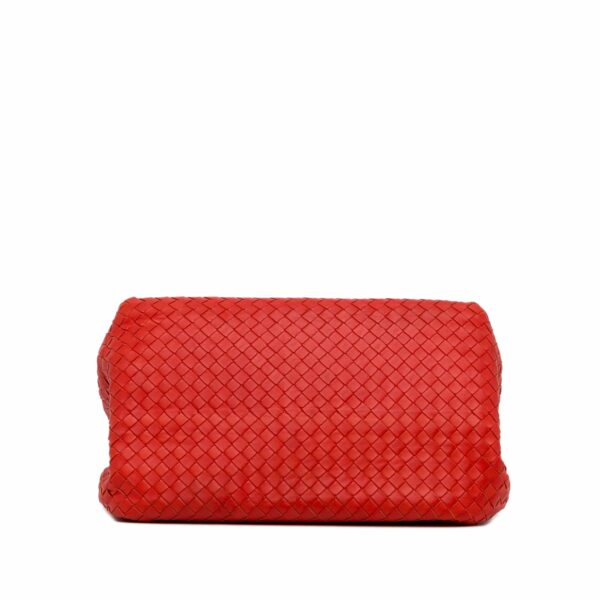 Red Bottega Veneta Intrecciato Parachute Tote - Image 4