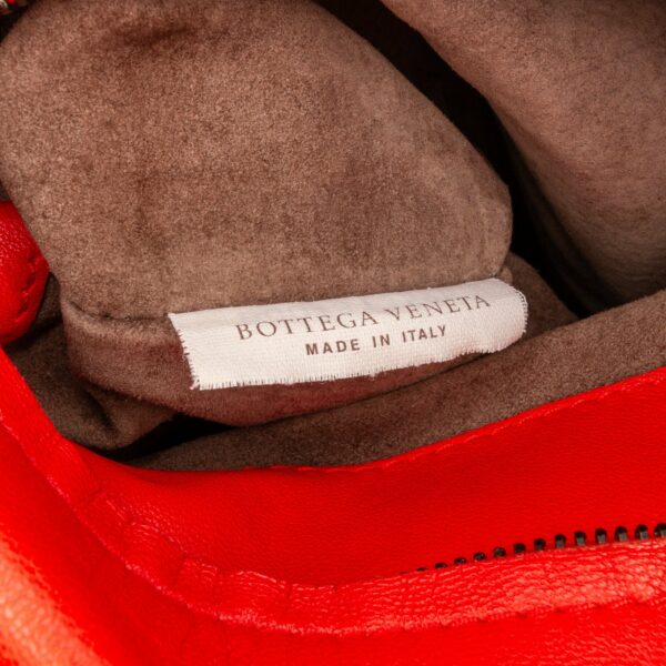 Red Bottega Veneta Intrecciato Parachute Tote - Image 8