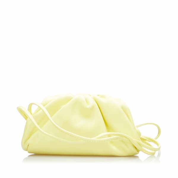 Bottega Veneta The Pouch Clutch Mini Yellow - Image 3