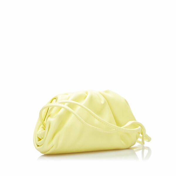 Bottega Veneta The Pouch Clutch Mini Yellow - Image 4