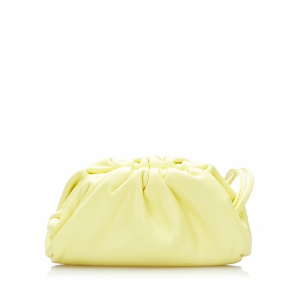 Bottega Veneta The Pouch Clutch Mini Yellow - Image 5