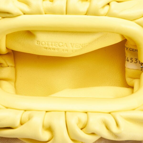 Bottega Veneta The Pouch Clutch Mini Yellow - Image 7