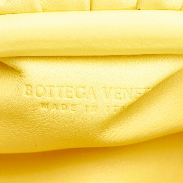 Bottega Veneta The Pouch Clutch Mini Yellow - Image 8