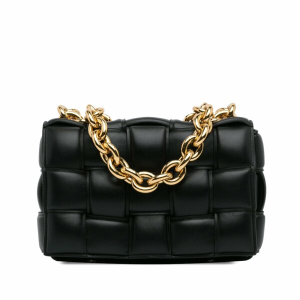 Bottega Veneta Padded Chain Cassette Black