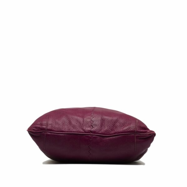 Purple Bottega Veneta Leather Julie Tote Bag - Image 3