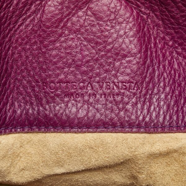 Purple Bottega Veneta Leather Julie Tote Bag - Image 5