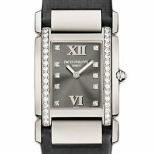 Patek Philippe Twenty Four Medium Eternal Gray Dial 18 Carat White Gold Ladies Watch 4920G-001